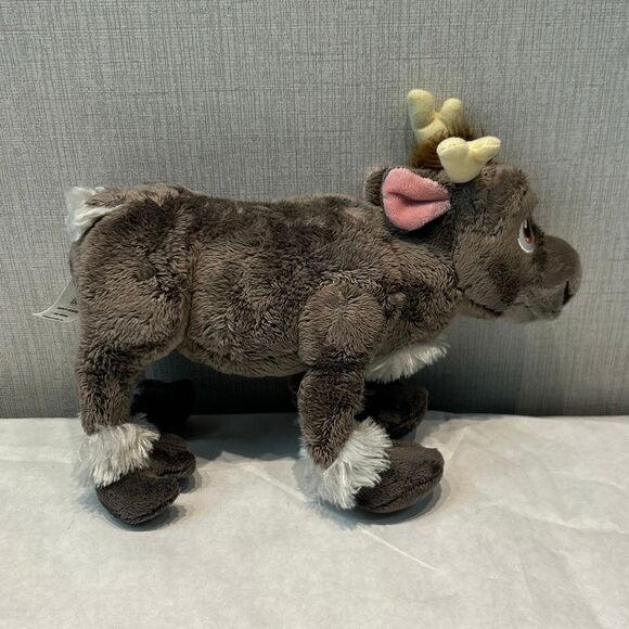 Disney Frozen Sven & Olaf Plush Stuffed Animal Reindeer Snowman Set Lot - Picture 8 of 13